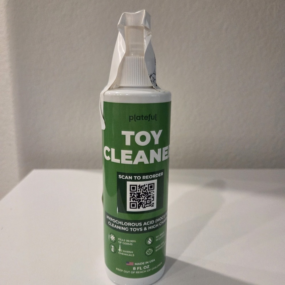 Toy Cleaner Spray (8 oz) – Hypochlorous Acid (HOCl) Daily 8 Fl Oz (Pack of 1)